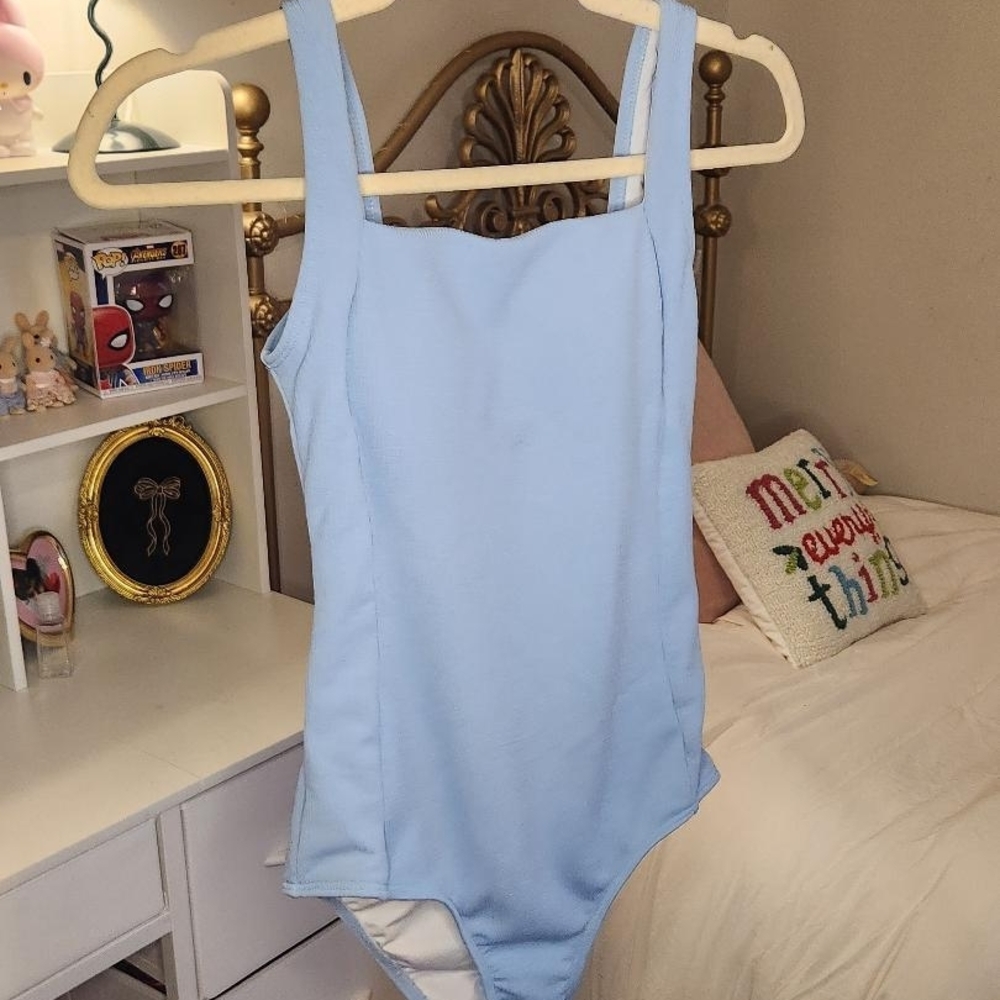 Light Blue XXS One Piece Swimsuit
